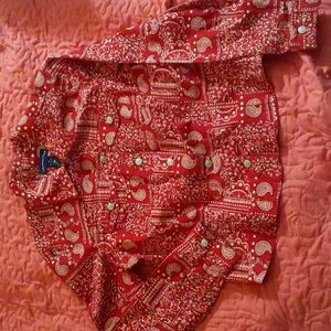 Charter Club Bandana Print Jacket